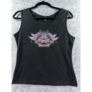Bikefest Size L Black Las Vegas  2013 Tank Top Biker Motorcycle Harley‎